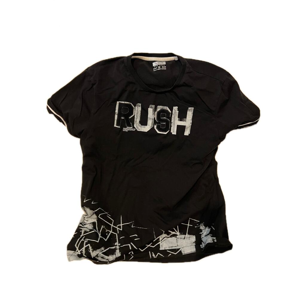 Xios Quality Brand Rush Embossed T-Shirt Mens Med